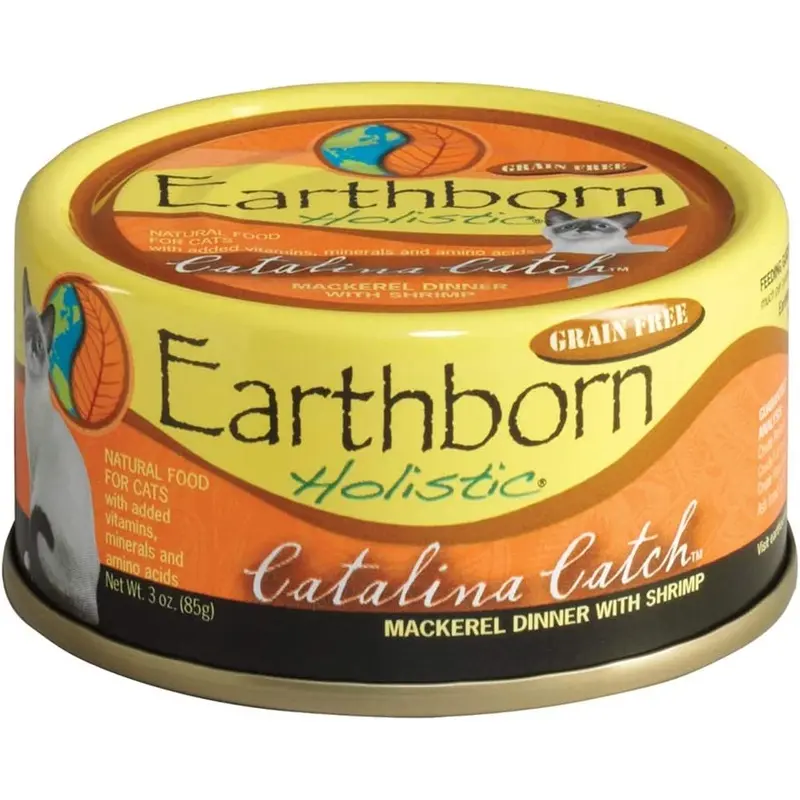 Earthborn Holistic Catalina Catch Grain Free Canned Cat Food 3-oz, case of 24
