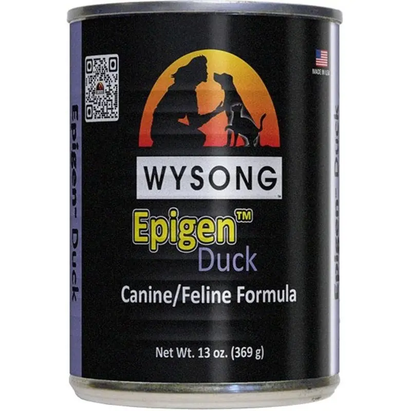 Wysong Epigen Duck Formula Canned Dog and Cat Food 12.9-oz, case of 12