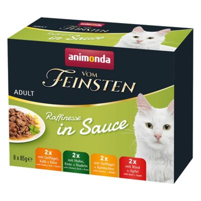 animonda vom Feinsten Adult Raffinesse in Sauce Mixed Pack