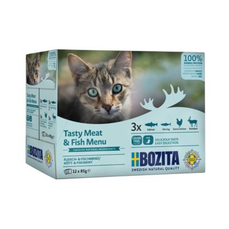 Bozita Chunks in Sauce Pouches 12 x 85g