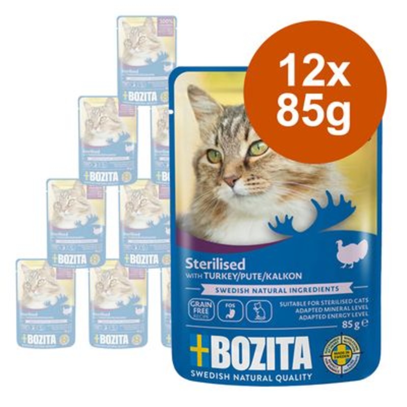 Bozita Sterilised Chunks in Jelly 12 x 85g