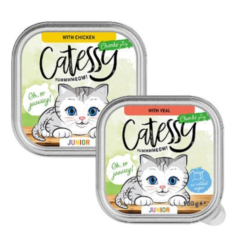 Catessy Junior Chunks in Gravy Mixed Pack