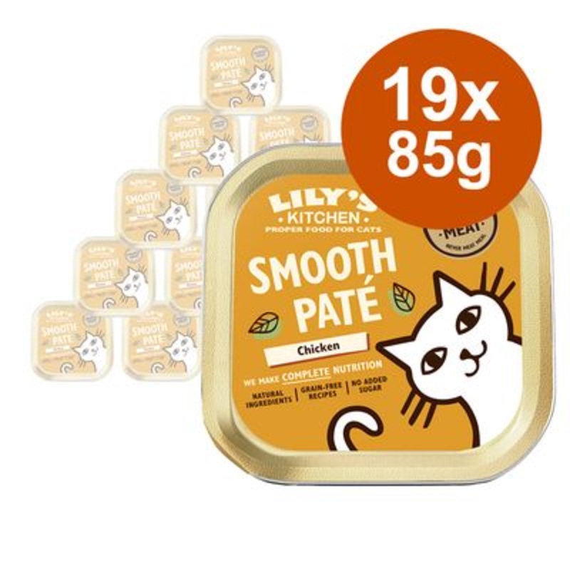 Lily's Kitchen Smooth Pat Selection for Cats 19 x 85g