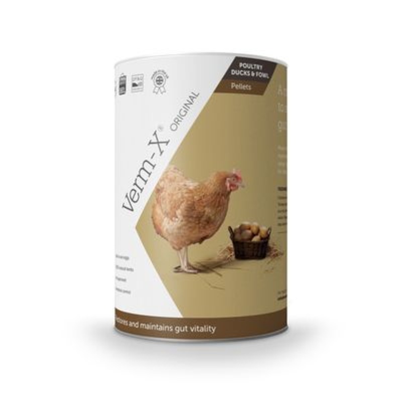Verm-x poultry pellets